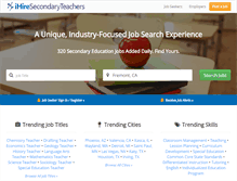 Tablet Screenshot of ihiresecondaryteachers.com